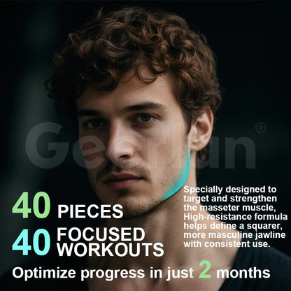 Private Label Ultra Hard Chewing Gum for Jawline Shaping Facial Muscle Exercise Masseter Workout Training Fitness Chew Gum