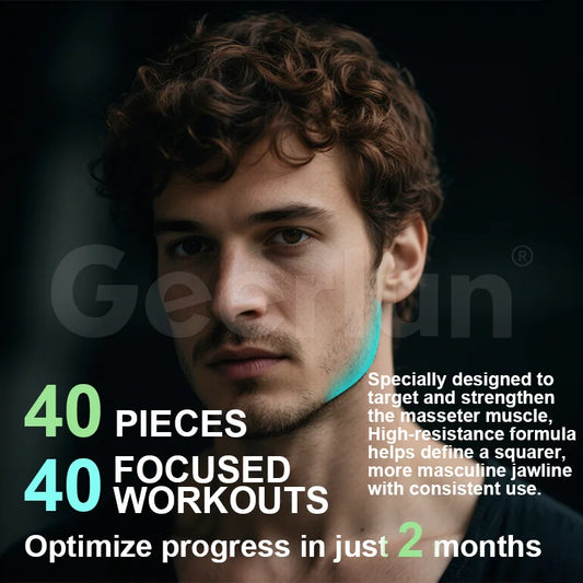 Private Label Ultra Hard Chewing Gum for Jawline Shaping Facial Muscle Exercise Masseter Workout Training Fitness Chew Gum