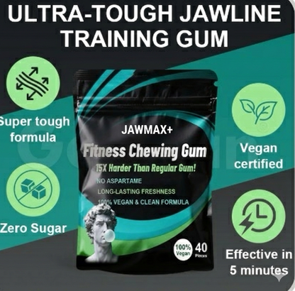 JAWMAX+ Masseter Jawline Training Hard Chewing Gum