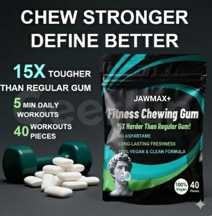 JAWMAX+ Masseter Jawline Training Hard Chewing Gum
